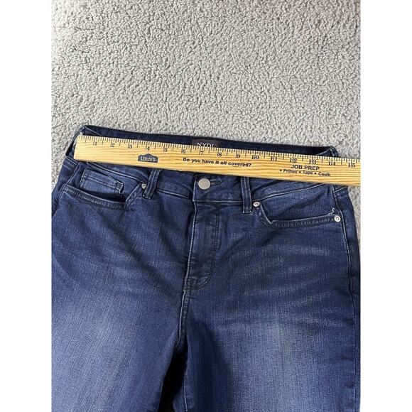 NYDJ Jeans Women 8 Marilyn Straight Mid Rise Lift Tuck Minimalist Casual Capsule - Picture 5 of 11